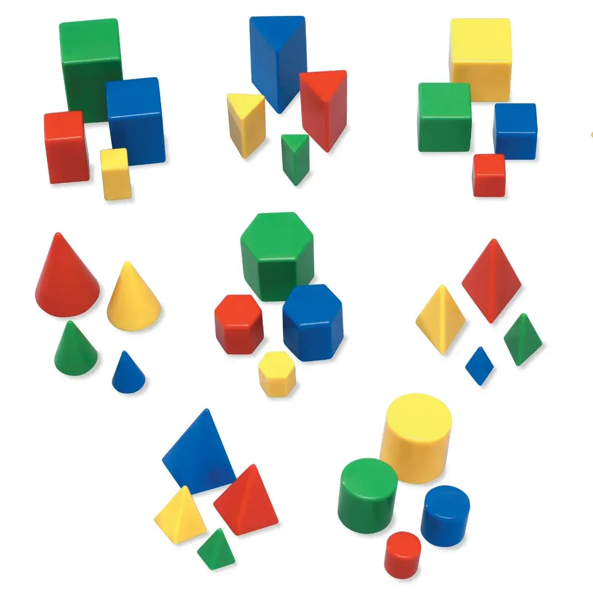 Mini GeoSolids 3D Shapes