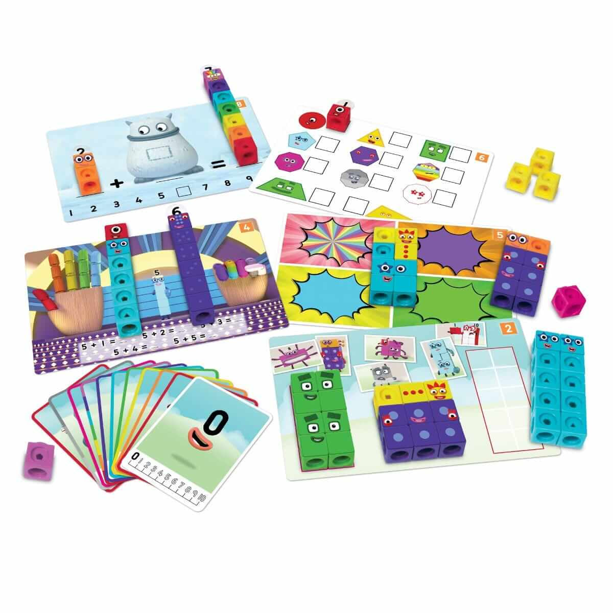 Mathlink Cubes Numberblocks 1-10 Activity Set | Cogs Toys & Games