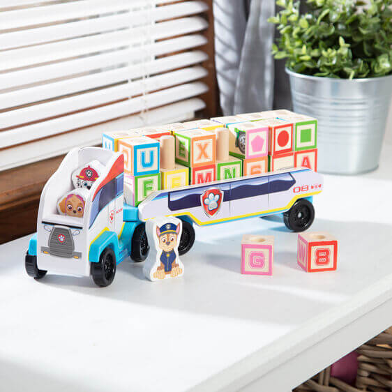 PAW Patrol Wooden ABC Block Truck