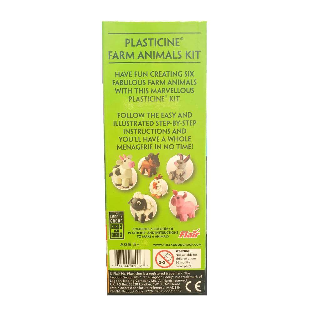 Plasticine Farm Animal Modelling Kit