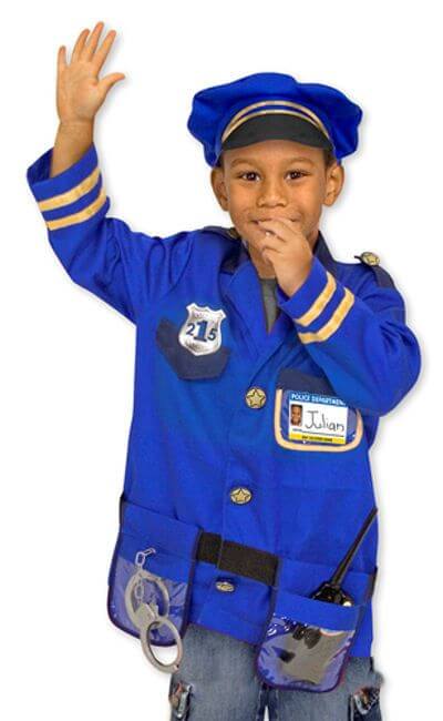 Police Officer Role Play Costume Set