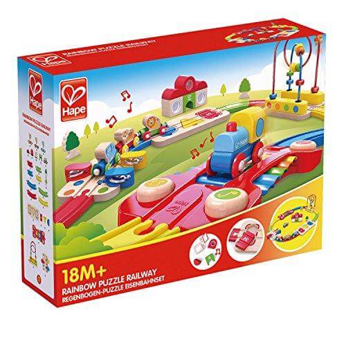 Hape Rainbow Puzzle Railway