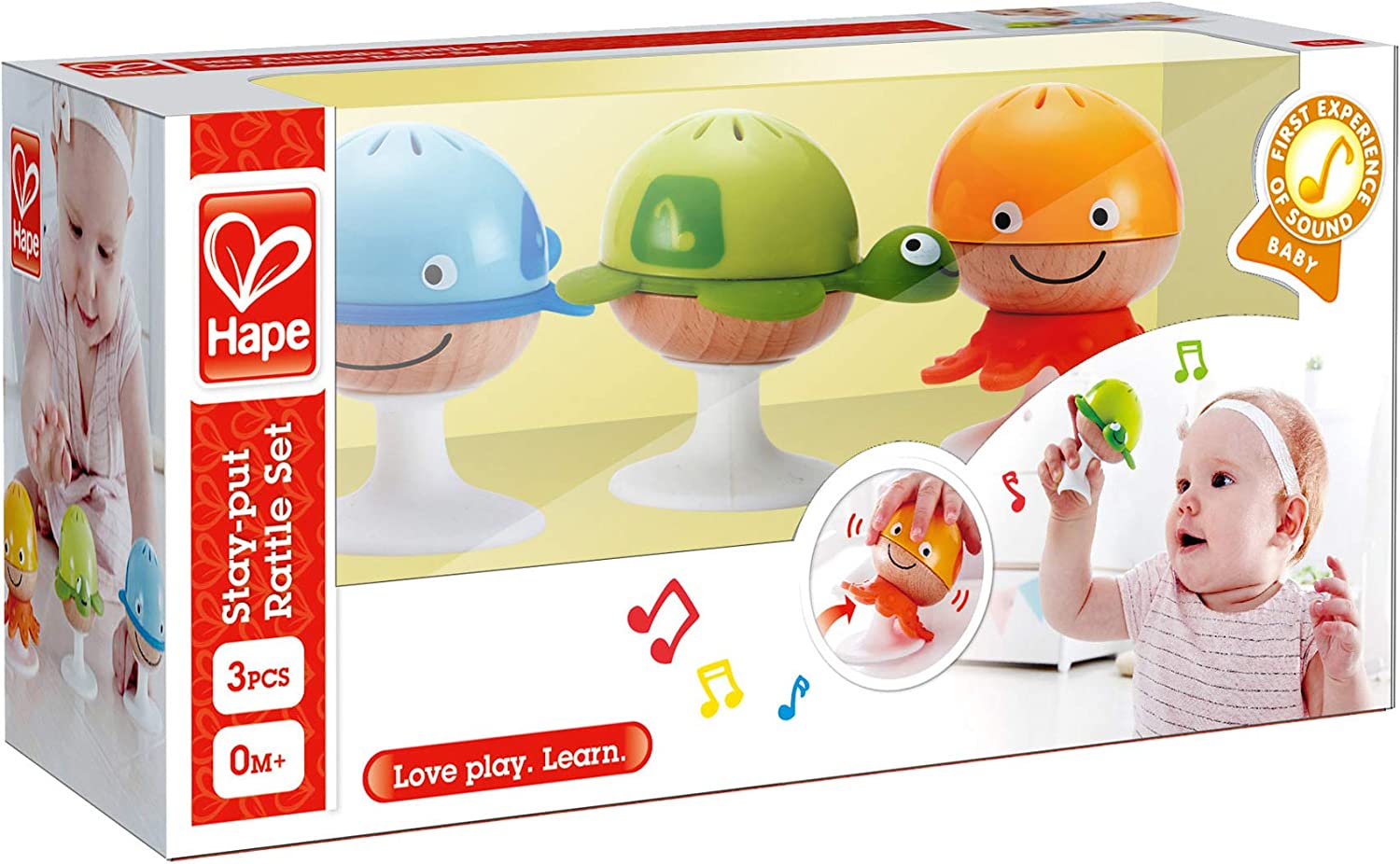 Hape Stay-Put Rattle Set