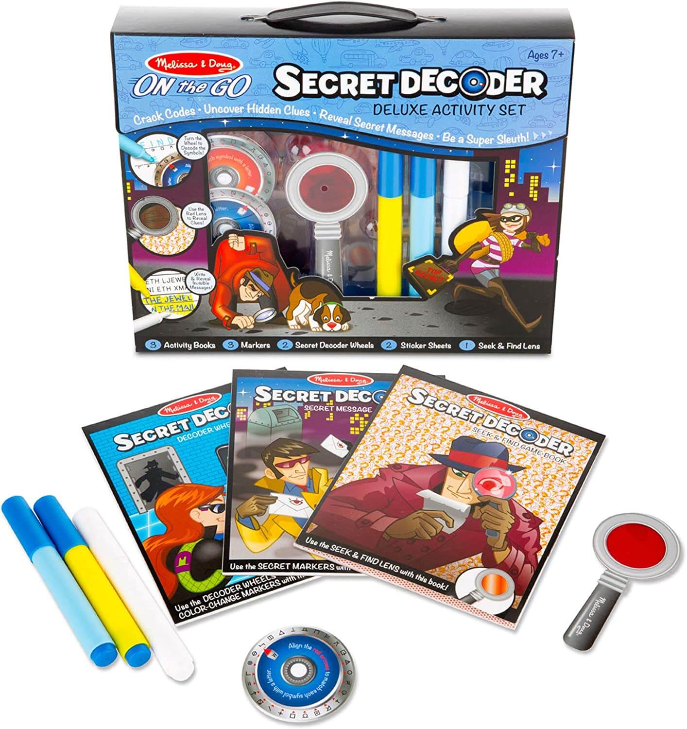 On the Go Secret Decoder Deluxe Activity Set