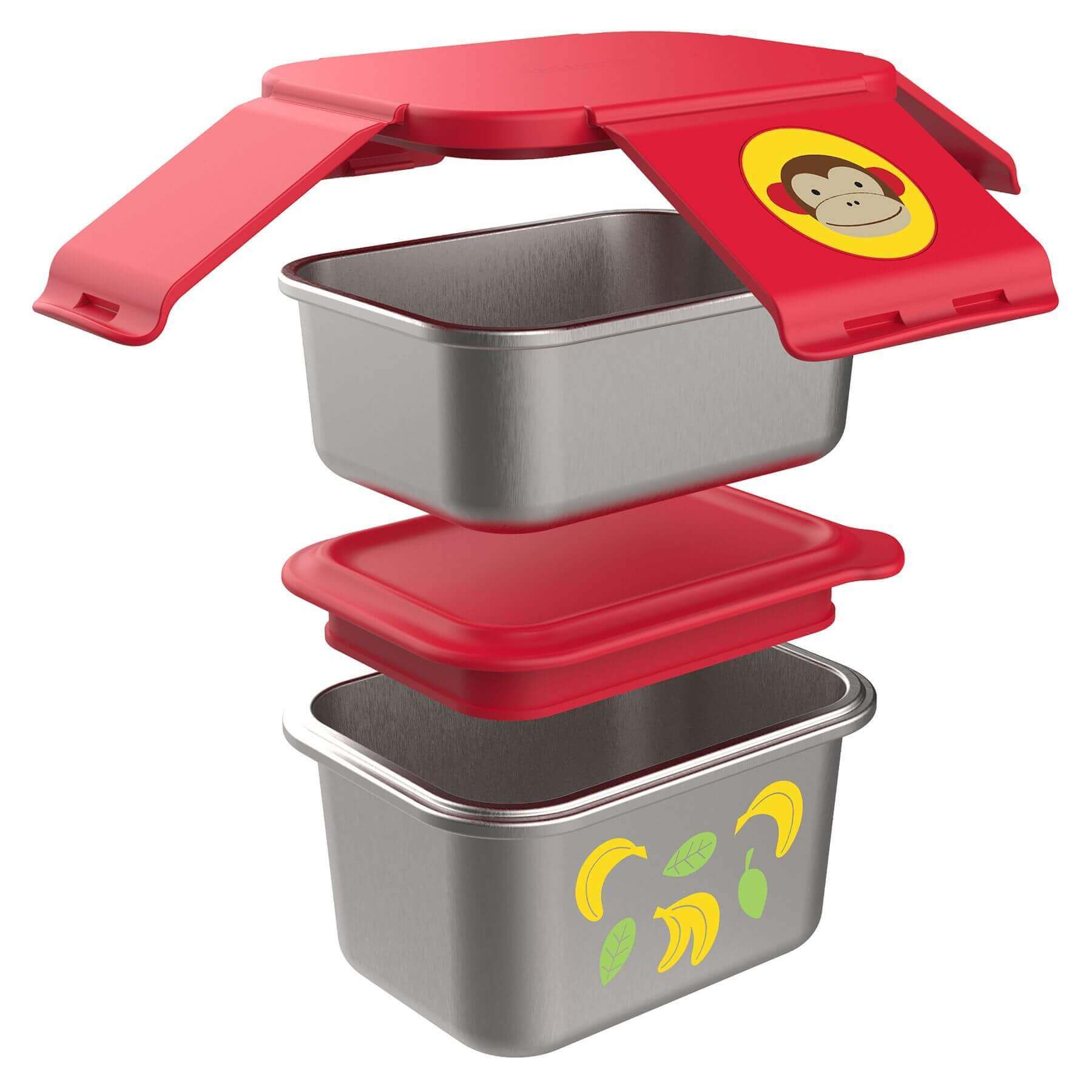 Skip Hop Kids Snack Box Set,Monkey