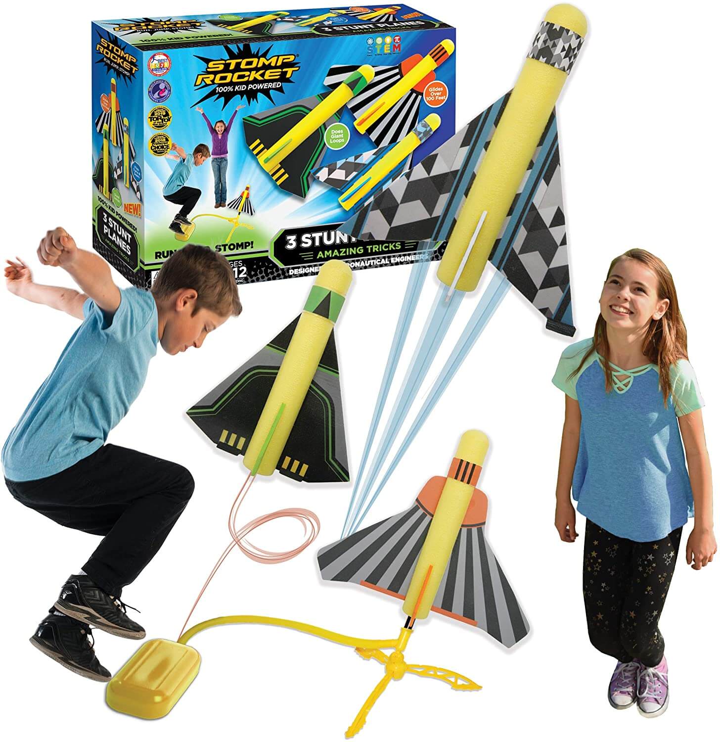 Stomp Rocket Stunt Plane Kit