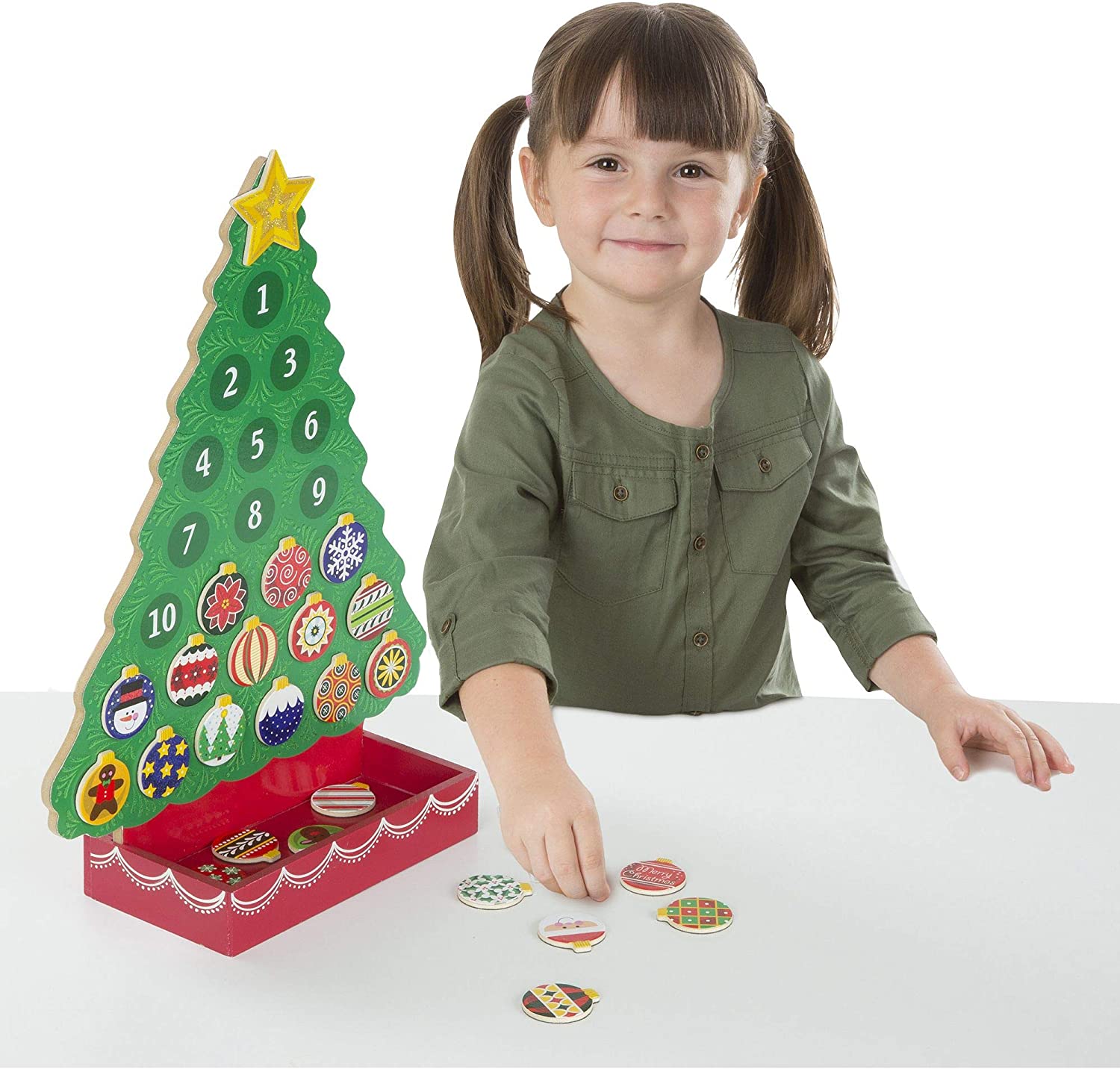 Wooden Advent Calendar Melissa and Doug