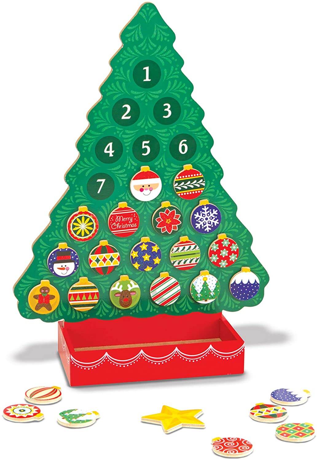 Wooden Advent Calendar Melissa and Doug